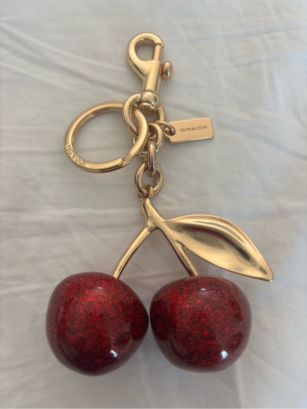 COACH-Cherry Bag Charm